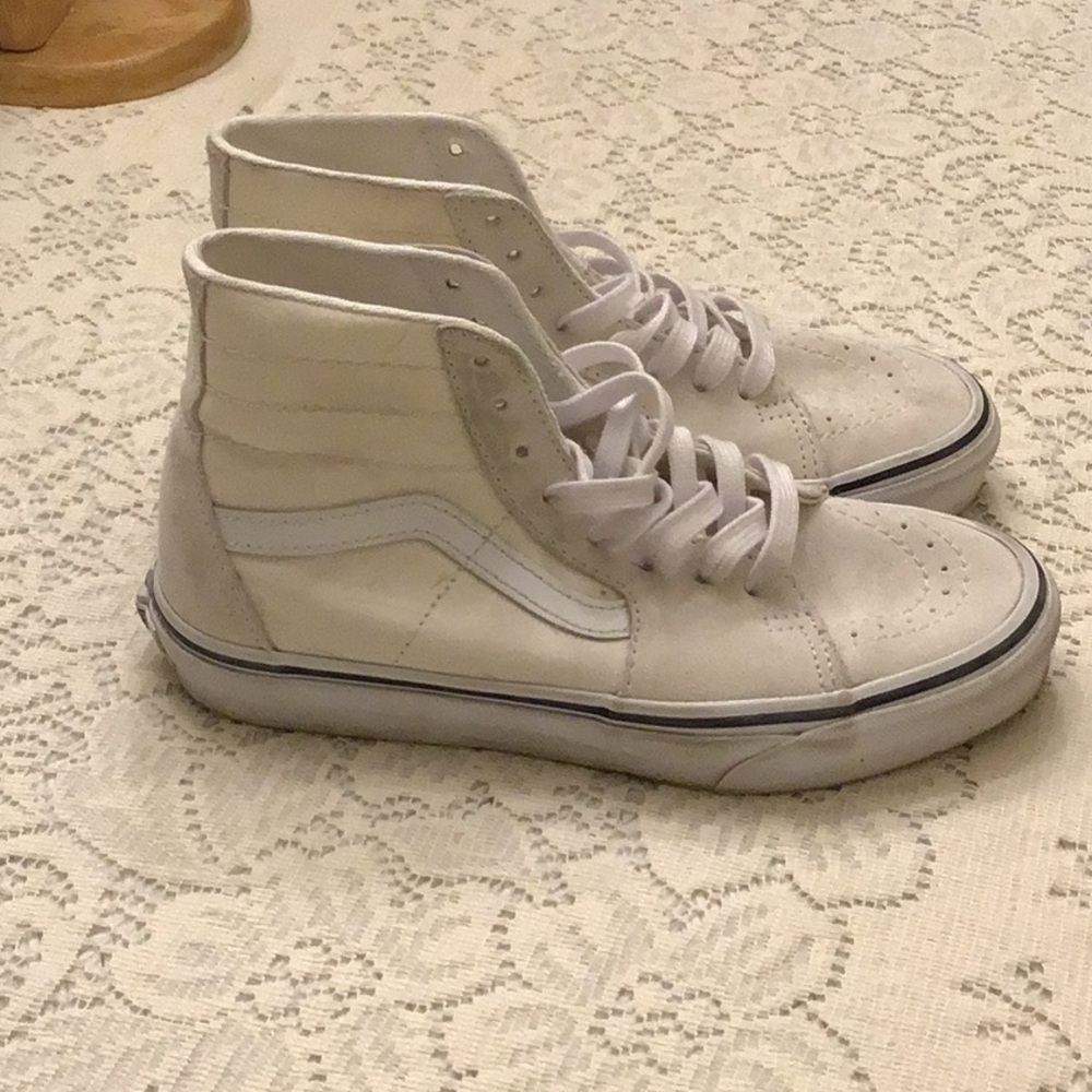 Vans White High-Top Sneakers